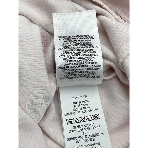 Ralph Lauren Ruffled SS Polo Dress Infant Girl Embroidered Polo Players 6M - Picture 7 of 8